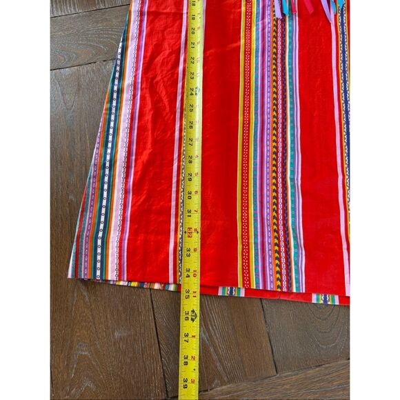 Vintage Alice Of California 1960s Red Striped Dress Size S/M - Picture 8 of 9